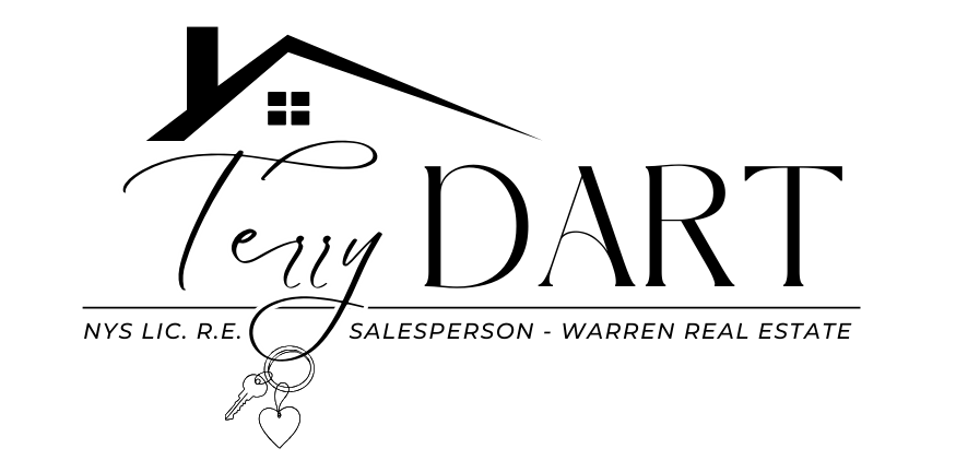 Terry Dart NYs Lic. Real Estate Salesperson Logo - Black and white